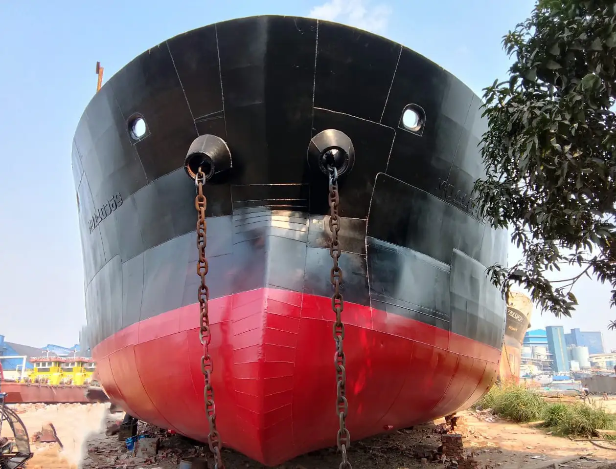 Shipyard dry dock